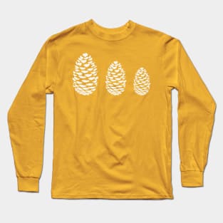 Pinecones (Autumn Yellow) Long Sleeve T-Shirt